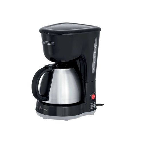 Cafeteira Elétrica Black+Decker CM15, 15 xícaras, Jarra Preto/Inox 110V