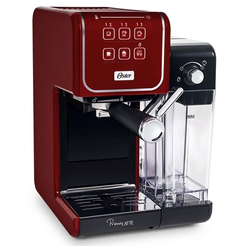 Cafeteira Espresso Oster PrimaLatte Touch 6801 - Vermelha 110V