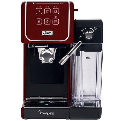 Cafeteira Espresso Oster PrimaLatte Touch 6801 - Vermelha 110V