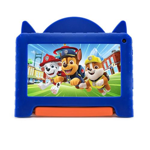 Tablet Infantil Multi Patrulha Canina Wi-Fi, Bluetooth, USB, Tela de 7”, 64GB, 4GB de RAM, Android 13 GO, Processador Quad-Core