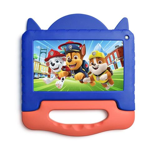 Tablet Infantil Multi Patrulha Canina Wi-Fi, Bluetooth, USB, Tela de 7”, 64GB, 4GB de RAM, Android 13 GO, Processador Quad-Core