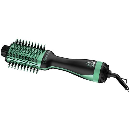 Escova Secadora GA.MA Italy Babosa Brush 3D 1200/1300W Preta/Verde - Bivolt