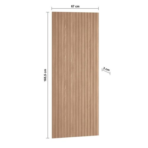 Painel 165 Suspenso Toledo Wood com 165,5cm de Largura, Ideal para TV de até 50”