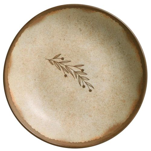 Conjunto com 6 Pratos Fundos Porto Brasil Nativa em Bio Stoneware 22,5cm – Cinza