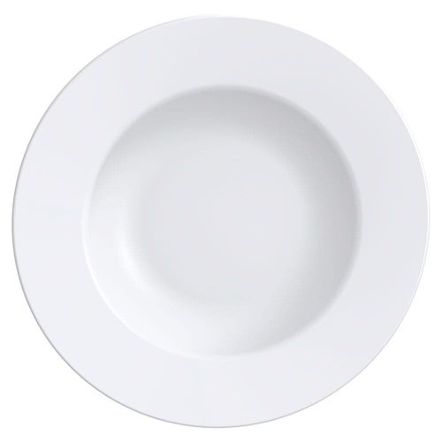 Conjunto com 6 Pratos Rasos Tramontina Maria Augusta em Porcelana 27 cm - Branco