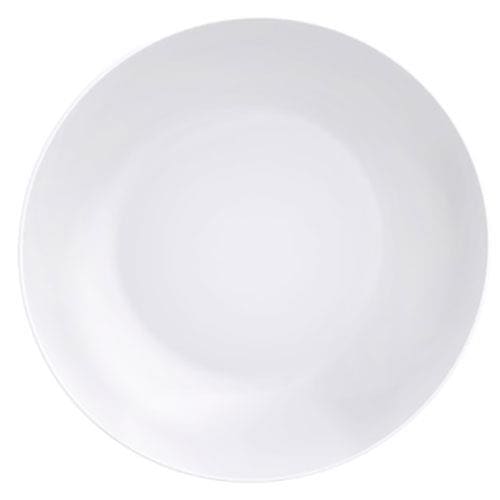 Conjunto com 6 Pratos Fundos Tramontina Leonora em Porcelana 21 cm - Branco