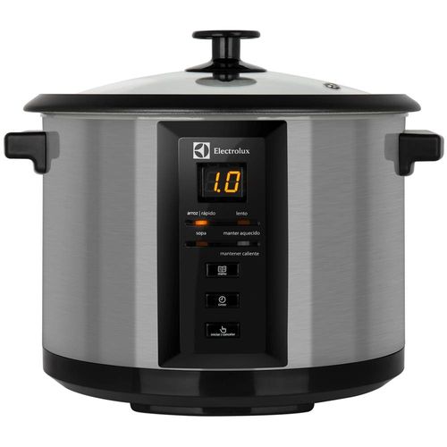 Panela Elétrica Multiuso Electrolux Chef ECC20 Digital 1,8 L - Preta/Inox 220V