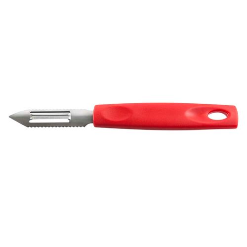 Descascador de Legumes Tipo Faca Brinox Asti em Aço Inox e Polipropileno – 19,5cm Vermelho