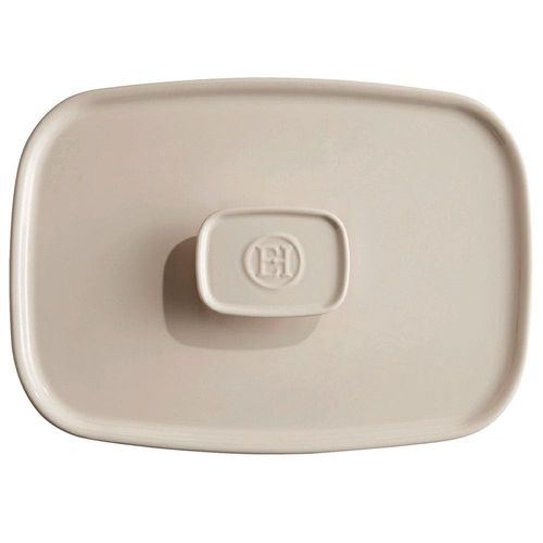 Tampa para Travessa Emile Henry Ovenware em Cerâmica 29x19 cm - Areia
