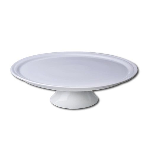 Prato para Bolo com Pé Germer Complementos Tradicional P em Porcelana – 29 cm