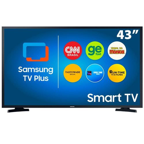 Smart TV LED 43" Full HD Samsung T5300 com HDR, Sistema Operacional Tizen, Wi-Fi, Espelhamento de Tela, Dolby Digital Plus, HDMI e USB