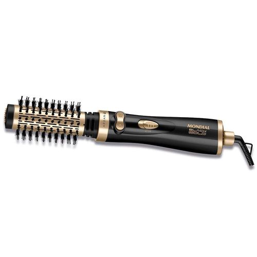 Escova Rotativa Mondial Argan ER-11 1000W - Black Gold 220v