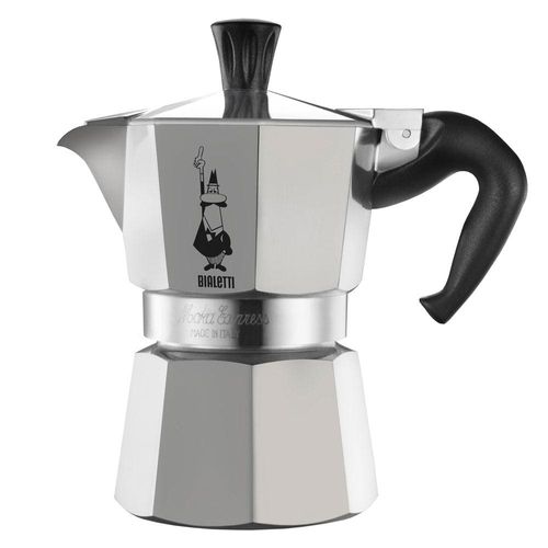 Cafeteira Italiana Bialetti Nuova Moka Express em Alumínio - 6 Xícaras