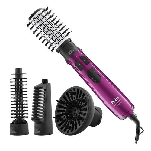 Escova Rotativa Philco Beauty Shine PEC07R - Roxo 110V