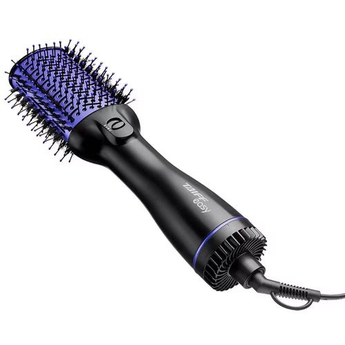 Escova Secadora Taiff Easy 1200W - Lilás + Chapinha | Prancha Taiff Clássica Cerâmica 180°C - Preto 110V