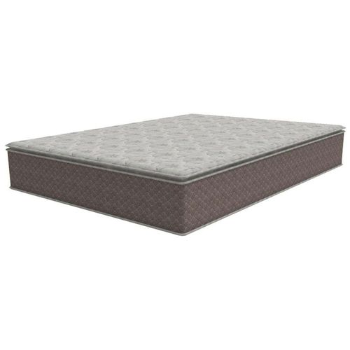Colchão Queen Size Umaflex Berlim com Pillow Top e Molas Ensacadas + Base Box Itaflex Universal com Baú 70,5x158x198cm - Castor/Branco/Bege