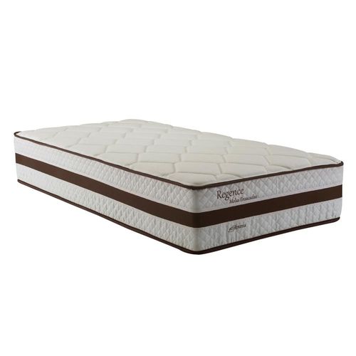 Cama Box Solteiro Herval Regence com Pillow Top e Molas Ensacadas 60x88x188cm