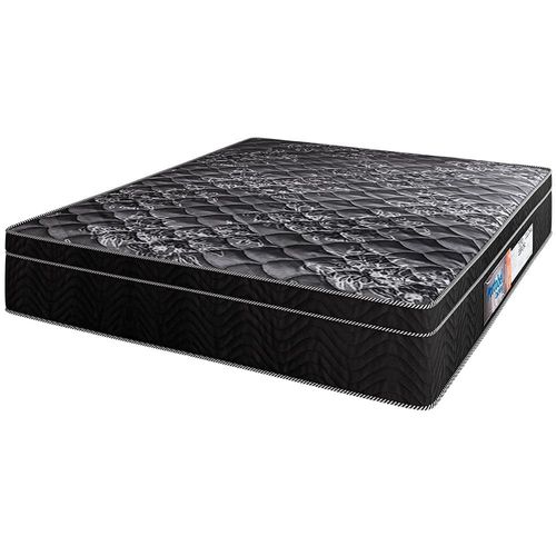 Cama Box Queen Portobel + Colchão Queen Portobel Diplomata Orthopedic com Espuma D-33 65x158x198 cm - Preto