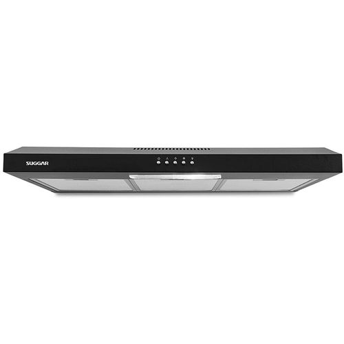 Depurador de Ar Suggar Slim DPS181PT / DPS182PT Preto com 3 Velocidades – 80 cm 220V