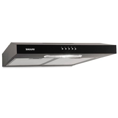 Depurador de Ar Suggar Slim DPS161PT/DPS162PT Preto com 3 Velocidades – 60 cm 220V