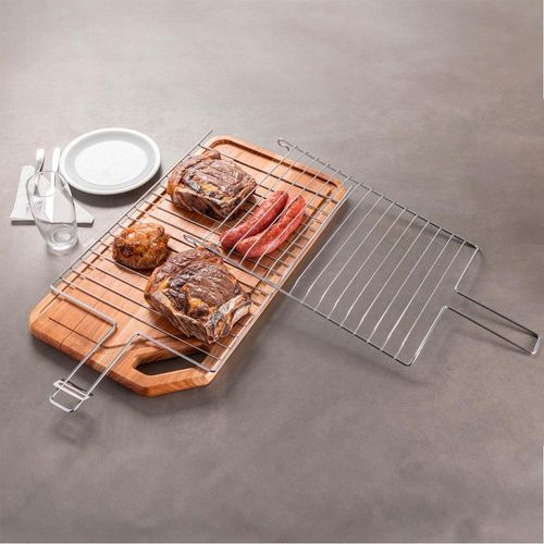 Grelha Dupla para Peixe Grande Utimil - 65cm