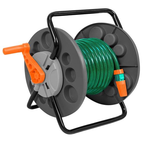 Enrolador de Mangueira Tramontina 1/2" 55 Metros Fixo Sem Rodinhas