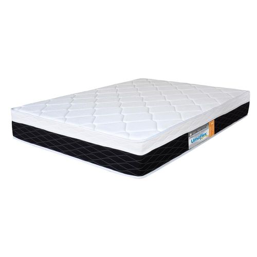 Colchão de Casal Umaflex Fascinium com Molas Ensacadas 24x138x188 cm - Preto/Branco