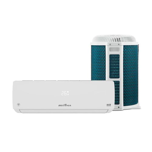 Ar-Condicionado Split Britânia BAC9000IQFM15 Eco Inverter 9.000 BTUs R-32 Quente/Frio 220V – Branco