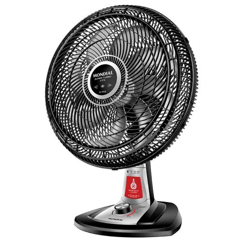 Ventilador de Mesa Mondial VTX-40-8P 40cm com Função Repelente Líquido - Preto 110V