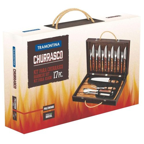 Conjunto para Churrasco Tramontina 21198966 - 17 Peças