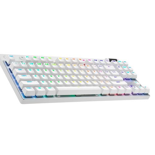 Teclado Gamer Logitech G PRO X TKL Lightspeed RGB Mecânico Switch Tactile Branco US