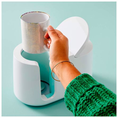 Prensa Térmica de Canecas Cricut Mug Press 500W 127V - Branco