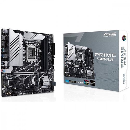 Placa Mãe Asus Prime Para Intel LGA 1700 Z790M-PLUS 4xDDR5 mATX