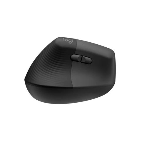 Mouse Sem Fio Logitech Lift Canhoto Vertical Ergonomico Bluetooth USB Preto 4000 DPI - 910-006467