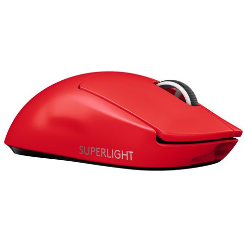 Mouse Gamer Sem Fio Logitech G Pro X Superlight USB Vermelho - 910-006783