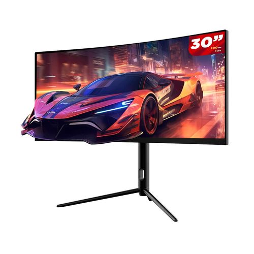 Monitor Gamer Ultrawide 30 WFHD 200Hz 1MS DCR Inteligente Adaptive-Sync HDMI DP VA Preto - DHI-LM30-E330CA