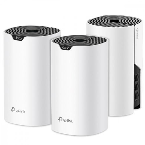 Kit Roteador 3 pack Wi-Fi 5 Mesh TP-Link Deco S7 BR Dual-Band AC1900