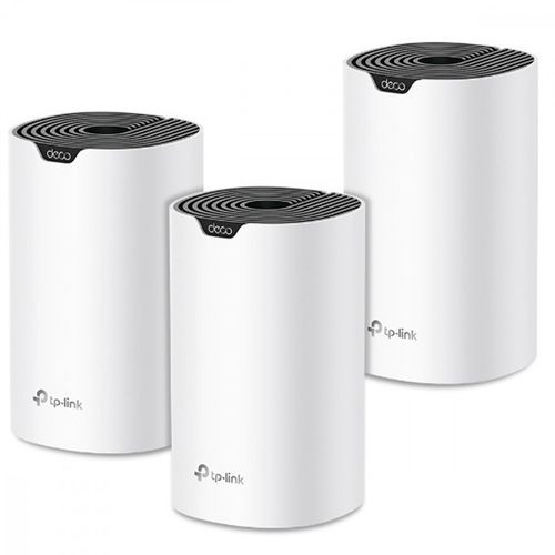 Kit Roteador 3 pack Wi-Fi 5 Mesh TP-Link Deco S7 BR Dual-Band AC1900