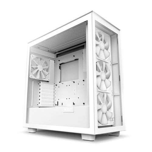 Gabinete Gamer NZXT H7 Elite Vidro Temperado Com Fans Mid Tower ATX Branco - CM-H71EW-02