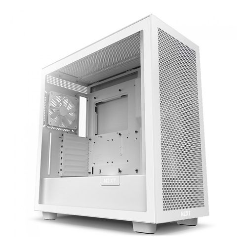 Gabinete Gamer NZXT H7 Flow Vidro Temperado com Fans Mid Tower ATX Branco - CM-H71FW-01