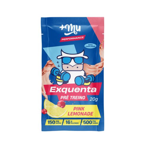 Exquenta Pré-treino Pink Lemonade Mais Mu Performance 20g