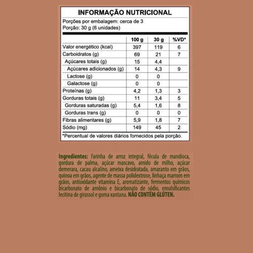 Cookie com cacau Mundo Verde 100g