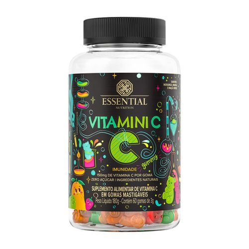 Vitamini C Gummy Essential Nutrition 60 gomas