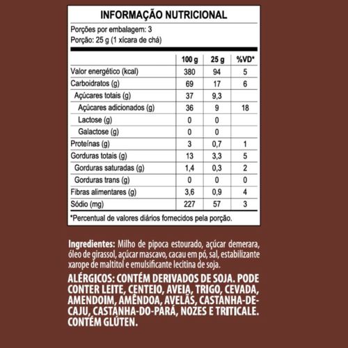 Pipoca Cacau Mundo Verde 75g