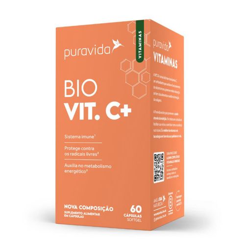 Bio Vit C+ Puravida 60 caps