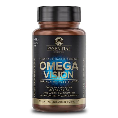 Ômega Vision Essential Nutrition 60 cápsulas