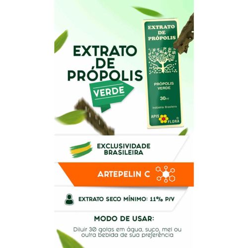 Extrato de Própolis Verde Apis Flora 30ml