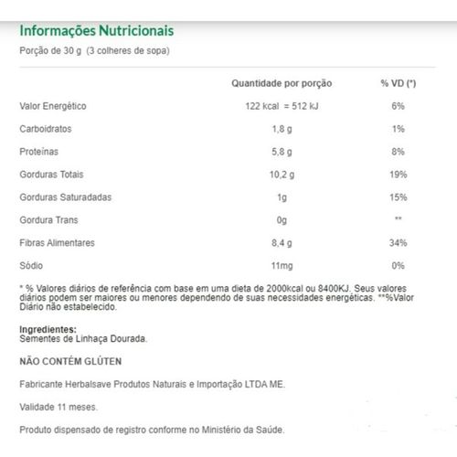 Superfood Semente de Linhaça Dourada Mundo Verde Seleção 200g