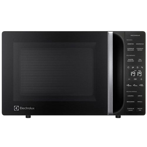 Forno de Micro-ondas Electrolux Efficient ME23P com Descongelamento Assistido Preto - 23L 110V