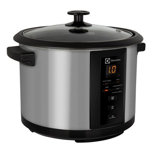 Panela Elétrica Multiuso Electrolux Chef ECC20 Digital 1,8 L - Preta/Inox 110V